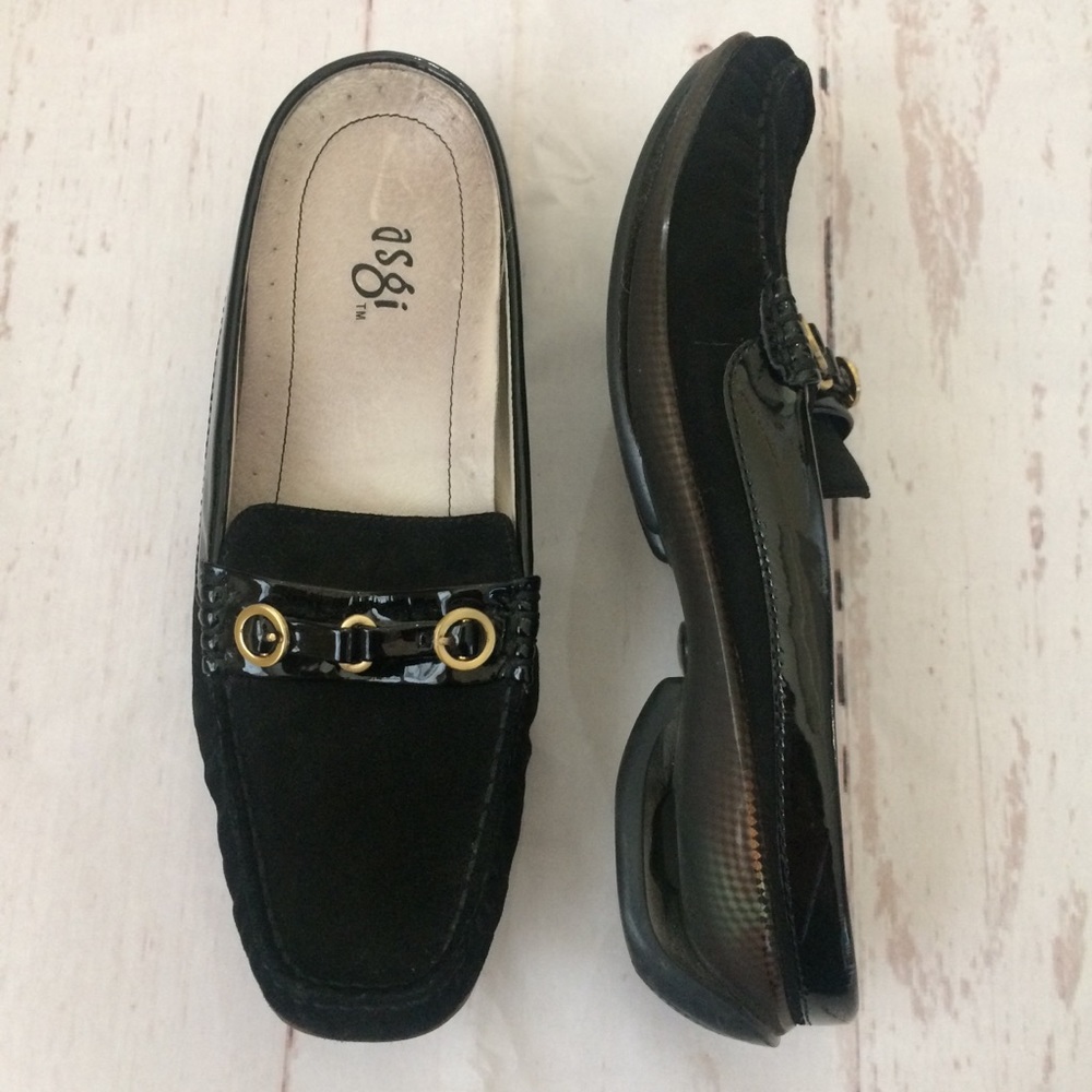 Asgi soleplex technology slip on mules